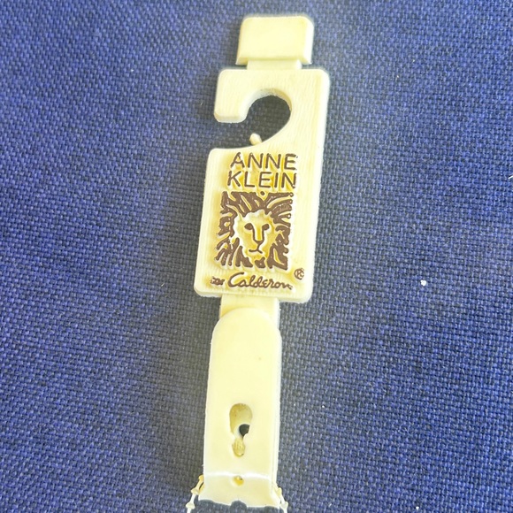 Vintage NOS Anne Klein Black Beaded Belt-Small - Picture 5 of 11